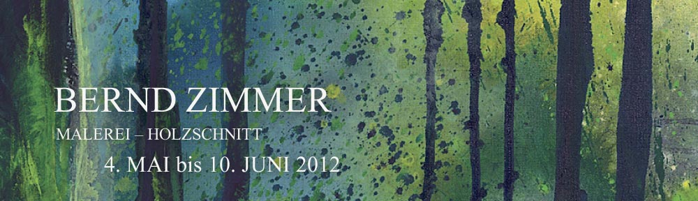 Bernd Zimmer, Reflexion: 'Ruhiger Abend' 2009, Acryl auf Leinwand, 160x130mm (Ausschnitt)