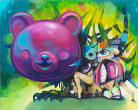Monster, 200x250cm, Öl auf Leinwand, 2017 Monster, 200x250cm, Öl auf Leinwand, 2017